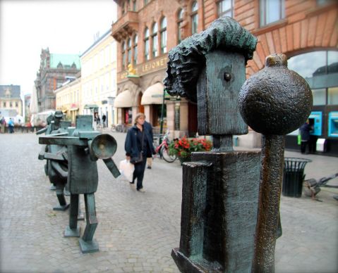 Statues in Lund