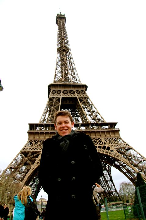 Me under the Eiffel Tower